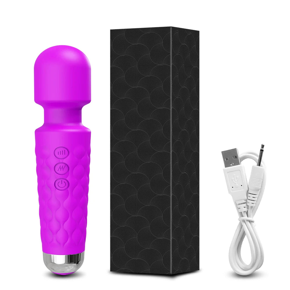 G spot Clitoris Stimulator Vibrator Adult Supplies for Women Powerful 20 Modes Clit Massager Female AV Magic-Wand Erotic Toys luvshop24