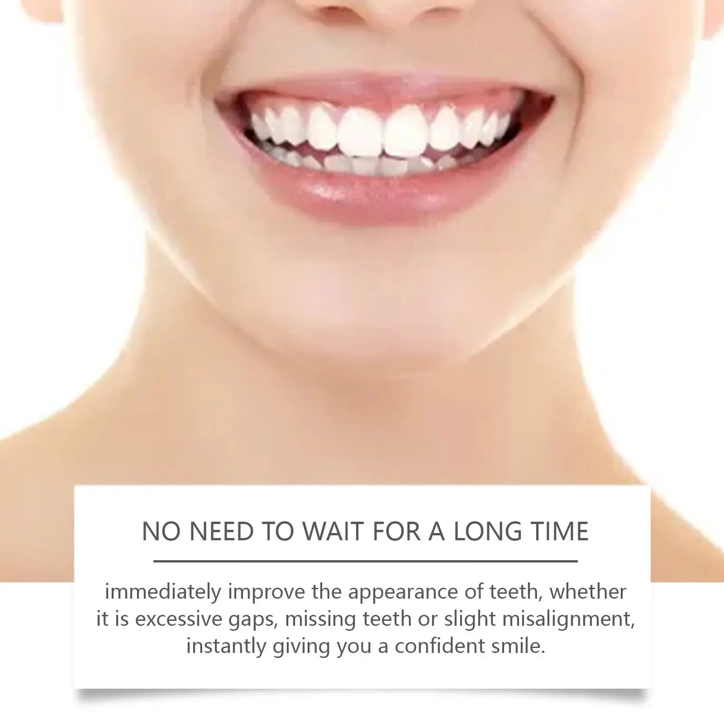 Oralhoe Adjustable buckle-type dentures: simulated braces, teeth-beautifying dentures, temporary tooth filling, orthodontic care luvshop24