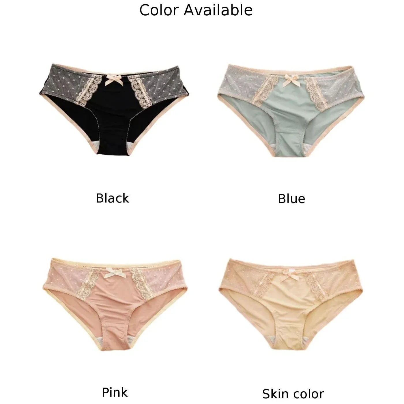 Lace Briefs Sexy Panties For Women Ice Silk Panties Large Underwear Women's Seamless Feminino Lingerie Female Elastic Underpants luvshop24