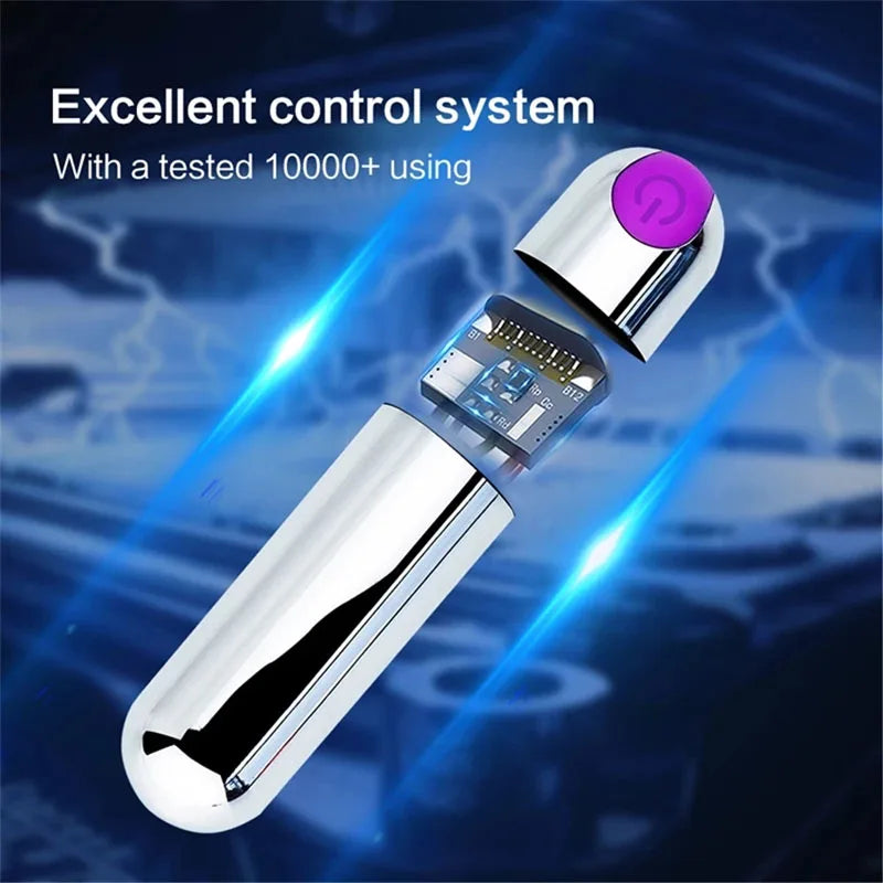 USB Chargeable Bullet Vibrator Woman Powerful Clitoris Stimulator G Spot Vagina Massager Mini Vibratoring Egg Female Masturbator luvshop24