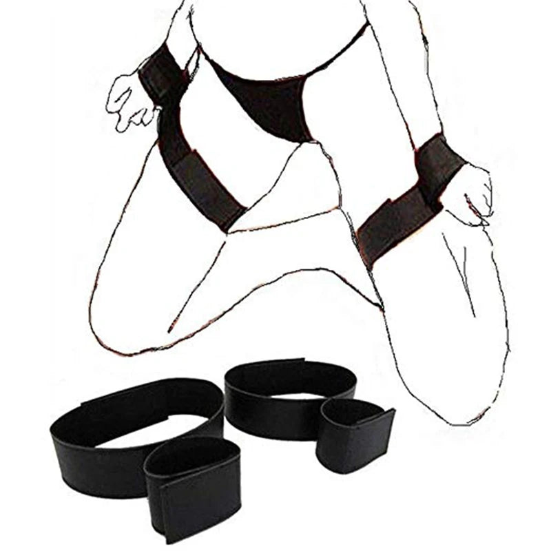 Erotic Bondage Kit BDSM Restraints Fetish Erotic Sex Toys For Couples Women Bandage Slave Collars Obedience Handcuffs Adult Game luvshop24