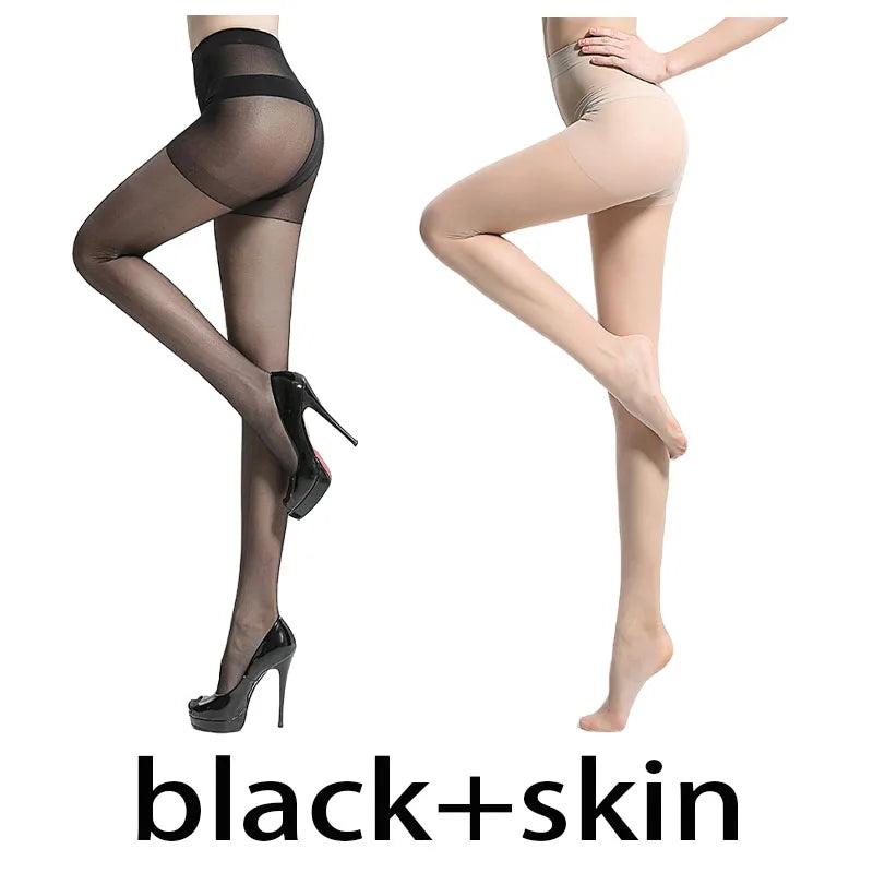 2pairs Women's Pineapple Stockings Tear-resistant Unbreakable Tights Sexy High Elasticity Nylon Sock Girls Ultra-thin Pantyhose luvshop24