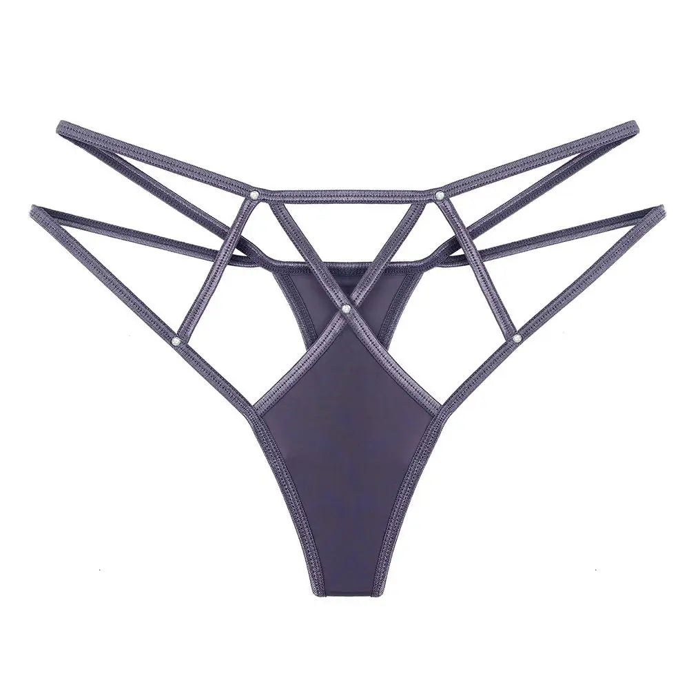 Women Lace Panties Thongs Pearl Pendant Lace Embroidery G-String T-Back Briefs Underwear Adjustable Ladies Panties Sexy Lingerie luvshop24