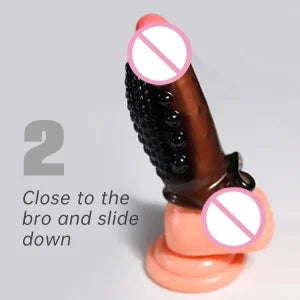 Penis Enlargement Delay Sleeve Ring Reusable Silicone Cock Ring Condoms Glans Cover Nozzle Erotic Toys In Couple Pleasure Orgasm luvshop24