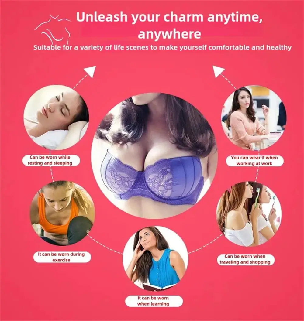 Breast Massager, Electric Breast Massager, Home Use Breast Care Device, Rechargeable Breast Massager for Enhancement. luvshop24