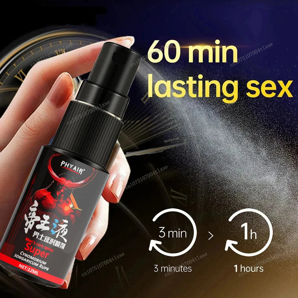 Male Penile Delay spray for External Use Long lasting 60 minutes Anti premature ejaculation Fast Erectile Product for Adults luvshop24