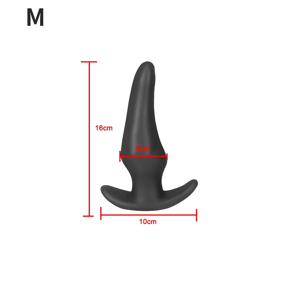 Soft Anal Plugs for Gay Men Prostate Massage Liquid Silicone 35-80mm Huge Butt Plug Anal Training Comfortable To Wear But Plug luvshop24