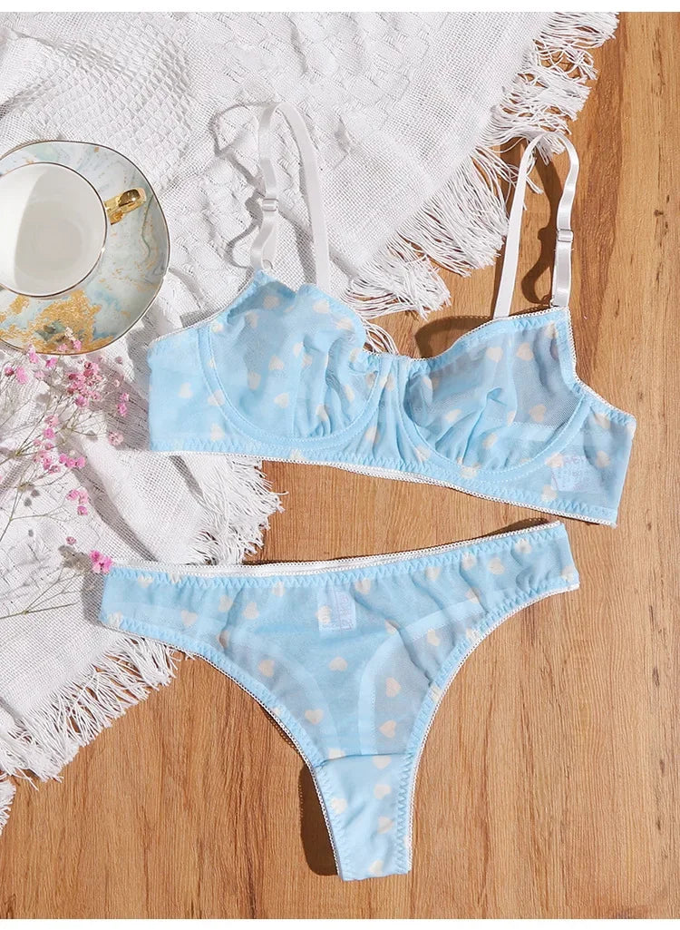 Female Lingerie Sexy Lingerie for Women Body Shorts Push-up Bra Fancy Woman Underwear Transparent Intimate Lingerie Set luvshop24