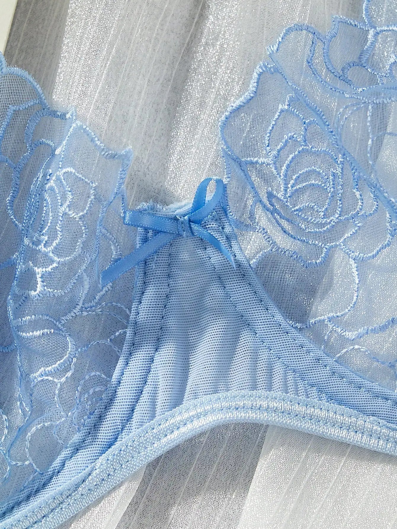 2 Pieces Sexy Lingerie Set Women Babydolls Erotic Floral Bra Set Erotic Lingerie Female Lace Underwear Brief Sets luvshop24