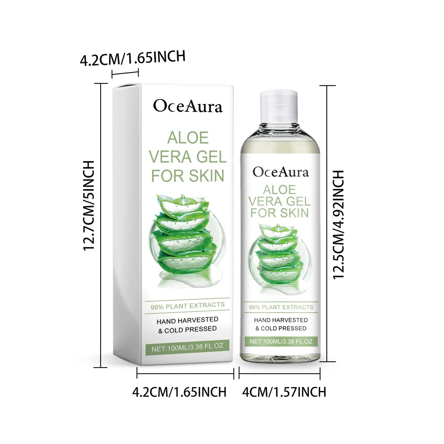 Aloe Vera Gel Pore Shrinking Oil Control Ance Remover Moisturizing Brighten Anti-Aging Facial Essence Beauty Skin Care Products luvshop24