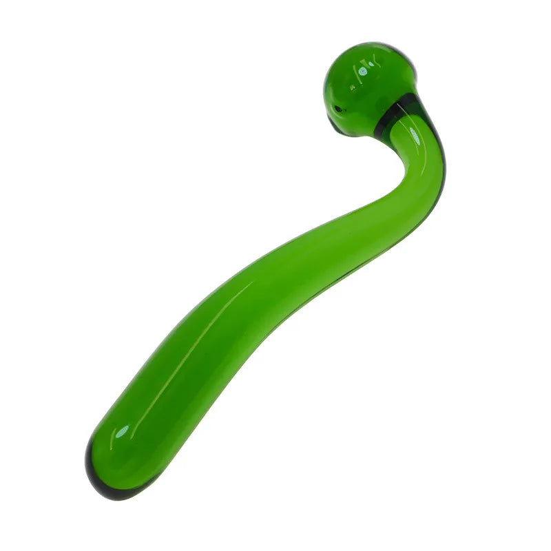2 Colors Pyrex Glass Dildo Fake Penis Crystal Anal Beads Butt Plug Prostate Massager G Spot Female Masturbation Toys For Women luvshop24