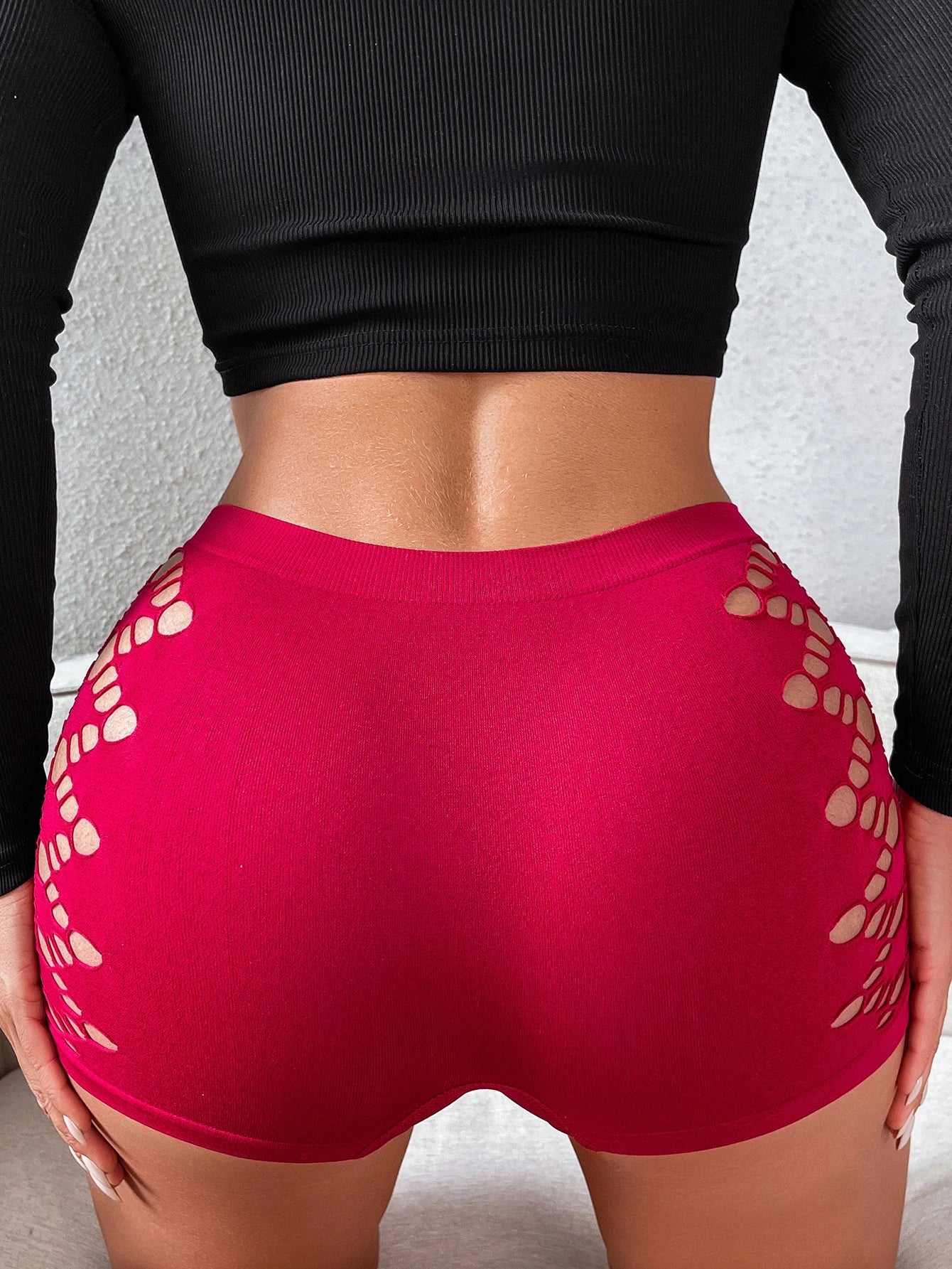 1pcs Hollow Out Sexy Women Popular Women's Boxer Underwear Lady Comfortable Safety Pants Sports Female Hipster Boyshort Panties luvshop24
