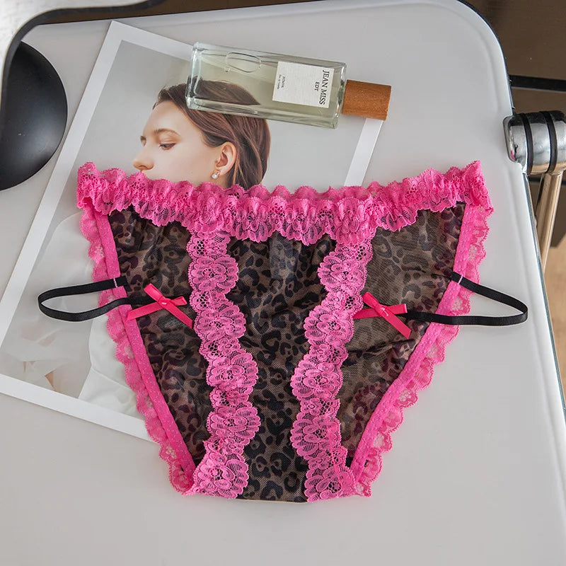 Lace Sexy Girls Briefs Women Panties Bowknot G String Thong Underwear Low Waist Seamless Female Lingerie luvshop24