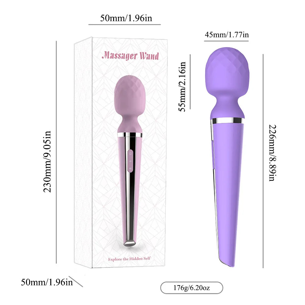 Sex Toy for Women AV Vibrator Clitoris Stimulator Body Massager Sexual Magic Massager AV Massage Stick Female Adult Toys luvshop24