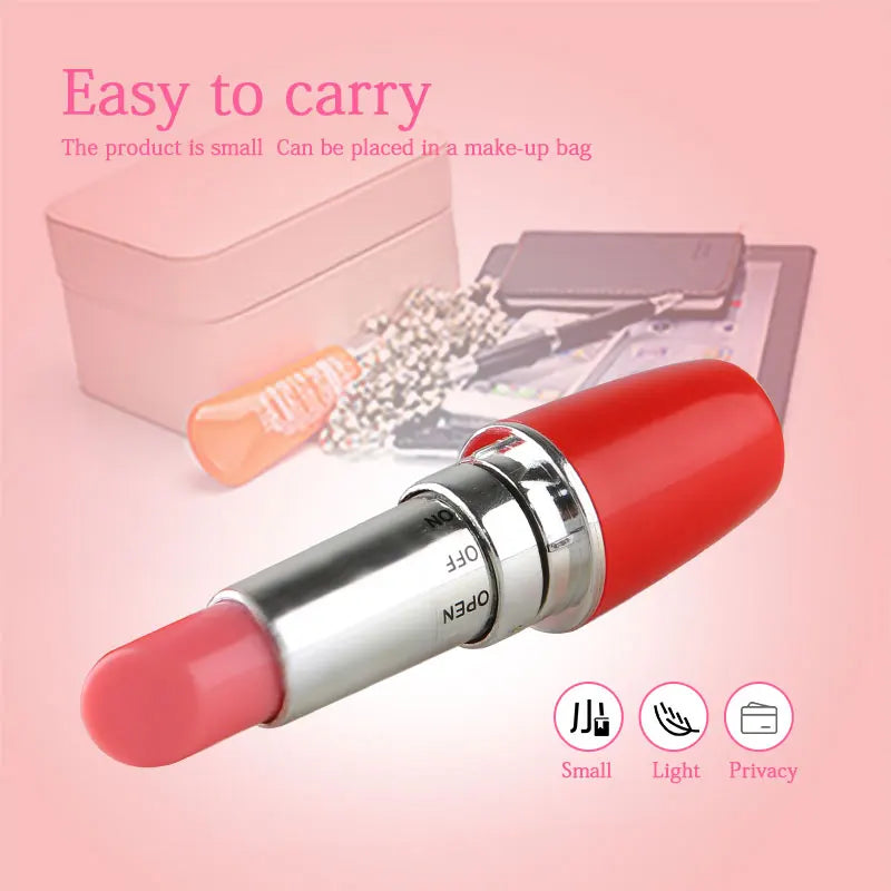 Mini Lipstick Vibrator Speed Adjustable Privacy Bullet Clitoris Stimulator Massage Erotic Sex Toys For Women Adult Products luvshop24