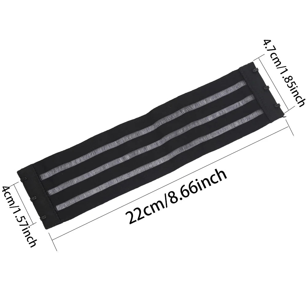 22cm 25cm extended Women Non Slip Bra Extension Strap Extenders 3 Buckles Elastic Bra Extender Hook Clip Adjustable Belt Buckle luvshop24