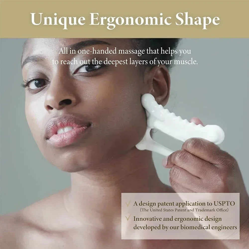 Facial Gua Sha Massage Board Portable Full Body Scraping Plate for Women Adults Massager Face Lift Relief SPA Massage Tool Gift luvshop24