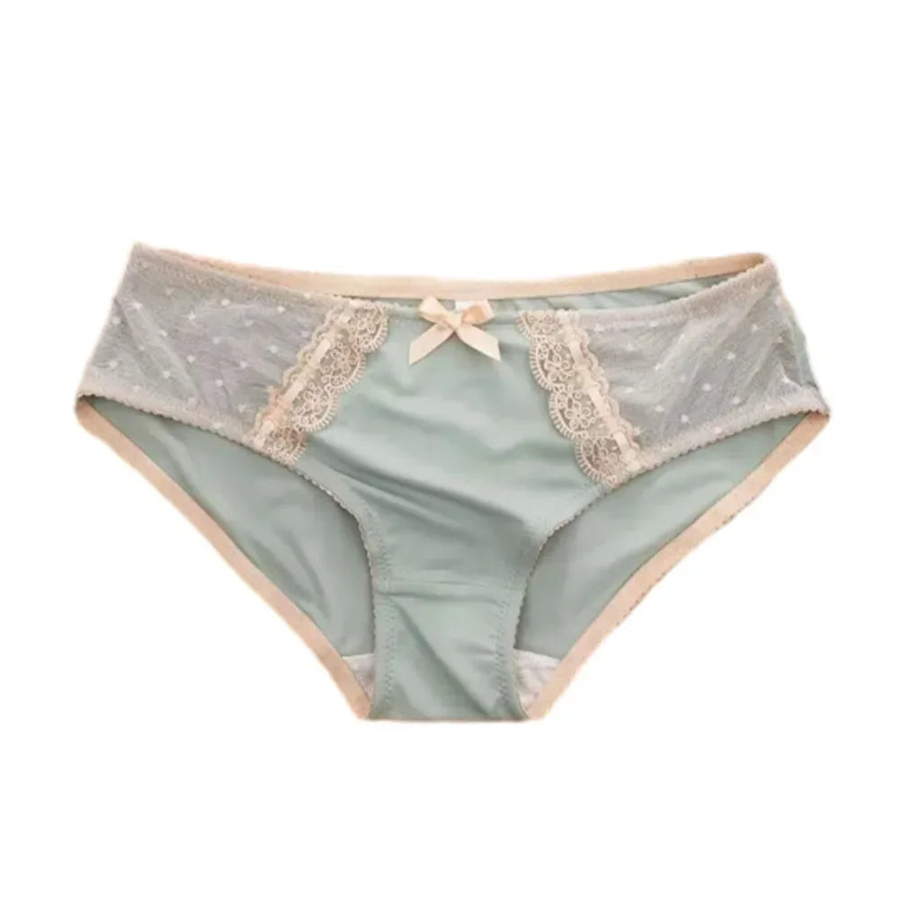 Lace Briefs Sexy Panties For Women Ice Silk Panties Large Underwear Women's Seamless Feminino Lingerie Female Elastic Underpants luvshop24