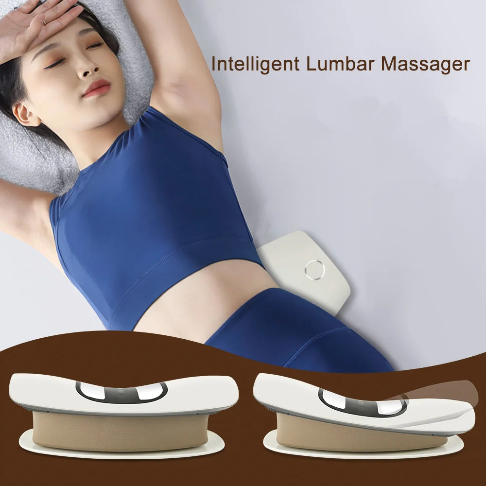 Electric Lumbar Traction Massager Adjustable Vibration Waist Massager Waist Spine Support Back Massage Machine Waist masajeador luvshop24