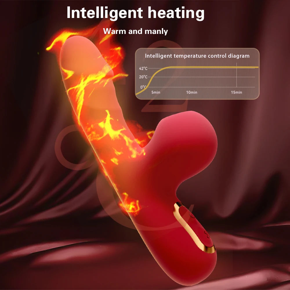 Vibrator Sucking Heating G Spot Vibrating Dildo Massager Vibrator Clitoris Sucking Clit Stimulator Female Masturbator For Women luvshop24