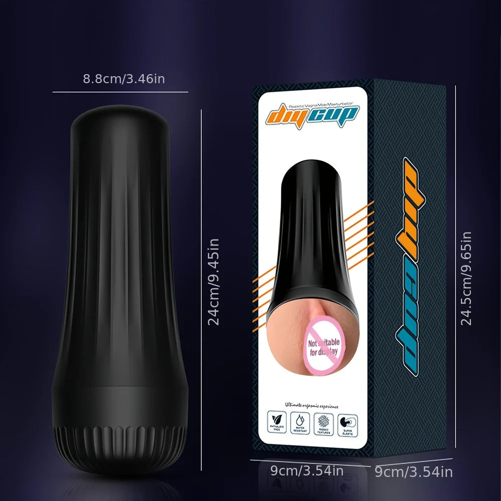 Male Masturbator Cup Adult Erotic Toys Realistic Rubber Vagina Penetration Soft Pocket Pussy Deep Throat Sexy Toys for Man luvshop24