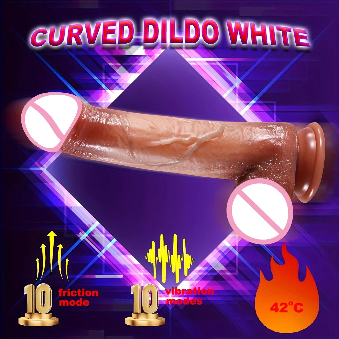 Adult Dildo Heated Vibrator Realistic Telescopic Vibrating Penis Vagina Masturbation Sex Toys For Women Penetration Anal Plug luvshop24