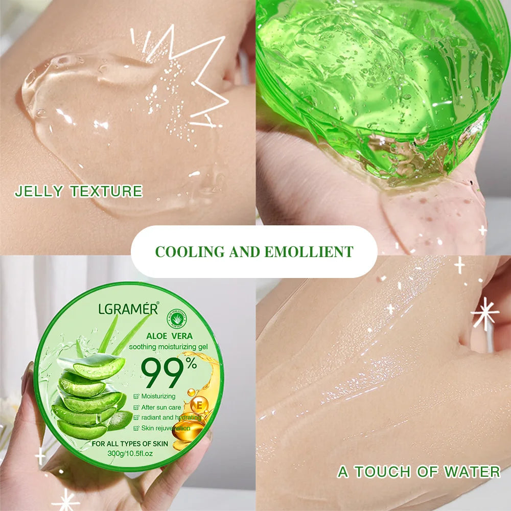99% Aloe Vera Moisturizing Gel Refreshing Non Sticky Facial Facial Cream Wash Free Deep Nourishing Maintain Skin Face Care Skin luvshop24