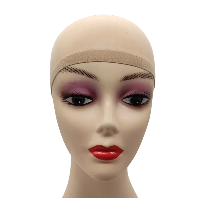 2pcs/Bag Top Stocking Wig Cap Hair Net For Weave Hair Wig Nets Black Brown Stretch Mesh Wig Cap For Making Wigs luvshop24