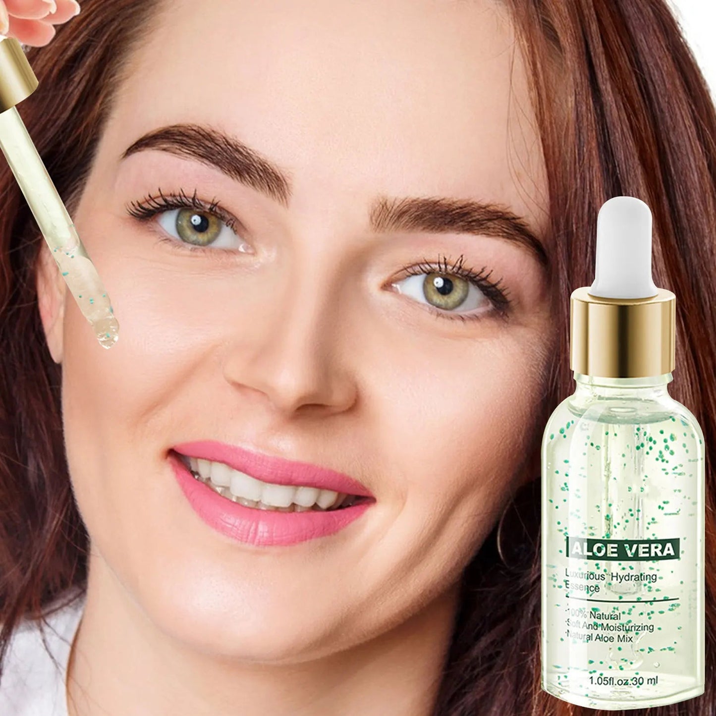 Organic Aloe Vera Gel 30ML Aloe Vera Luxurious Moisturizing Essence Aloe Vera Hydrating Serums Infuses Skin With Moisture And luvshop24