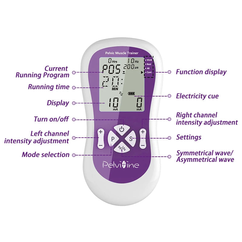 Kegel Exerciser Incontinence Stimulator with Probe for Bladder Control and Pelvic Floor Exercise for Women Muscle Stimulator luvshop24