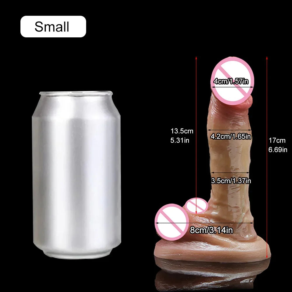 18+ Realistic Dildos For Women Liquid Skin Silicone Dildo With Suction Cup Vaginal/G-Spot Masturbation Massage Penis Realista luvshop24