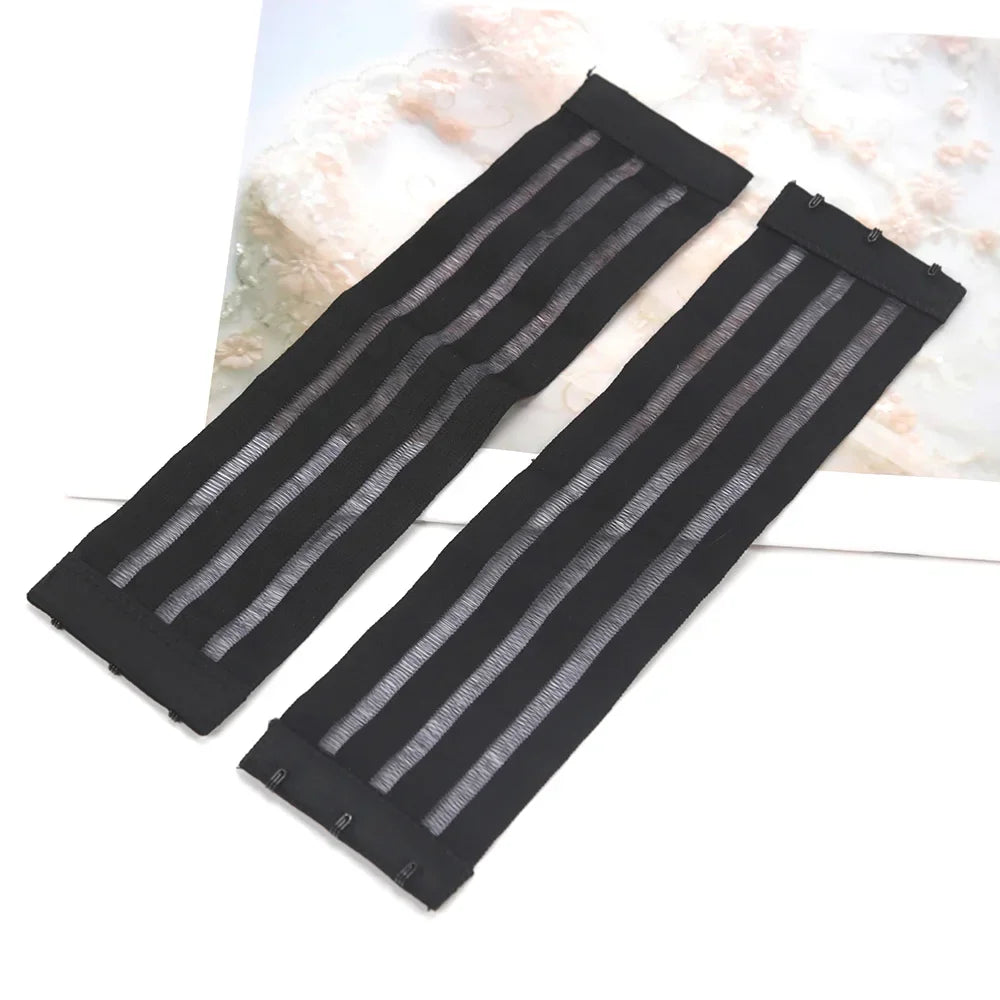 22cm 25cm extended Women Non Slip Bra Extension Strap Extenders 3 Buckles Elastic Bra Extender Hook Clip Adjustable Belt Buckle luvshop24