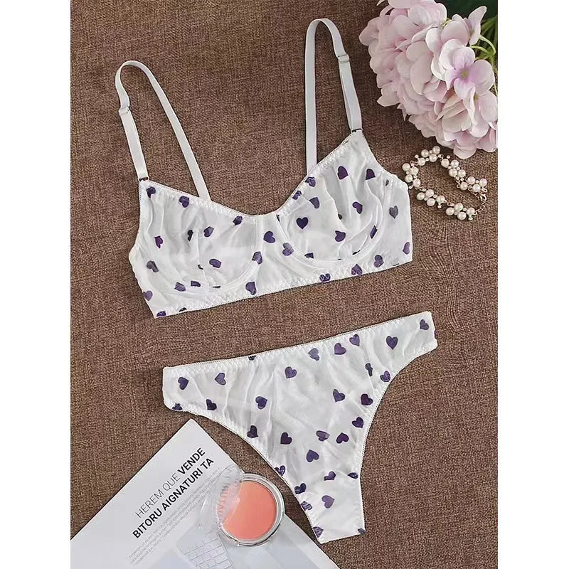 Female Lingerie Sexy Lingerie for Women Body Shorts Push-up Bra Fancy Woman Underwear Transparent Intimate Lingerie Set luvshop24