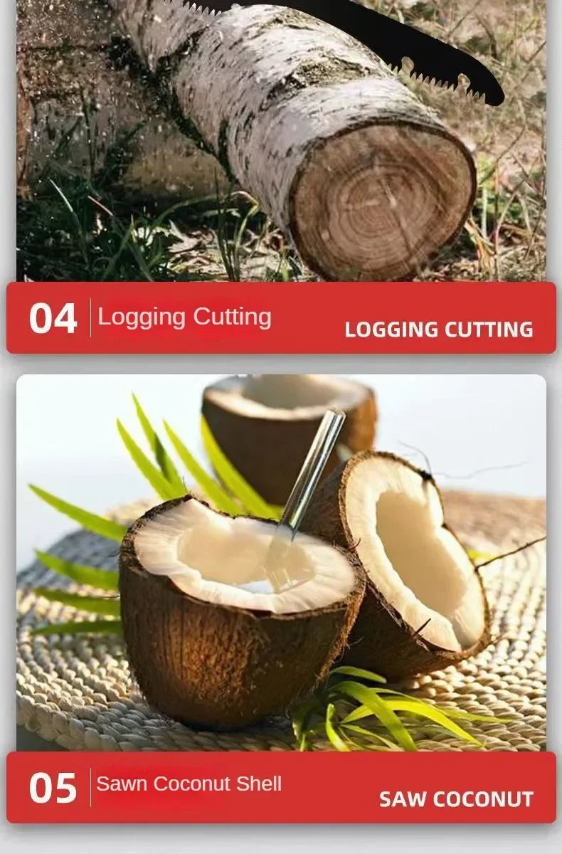 1PCS Multifunctional Folding Hand Saw Outdoor Logging Saw Woodworking Folding Portable Saw For Garden Pruner Gardening Tools luvshop24