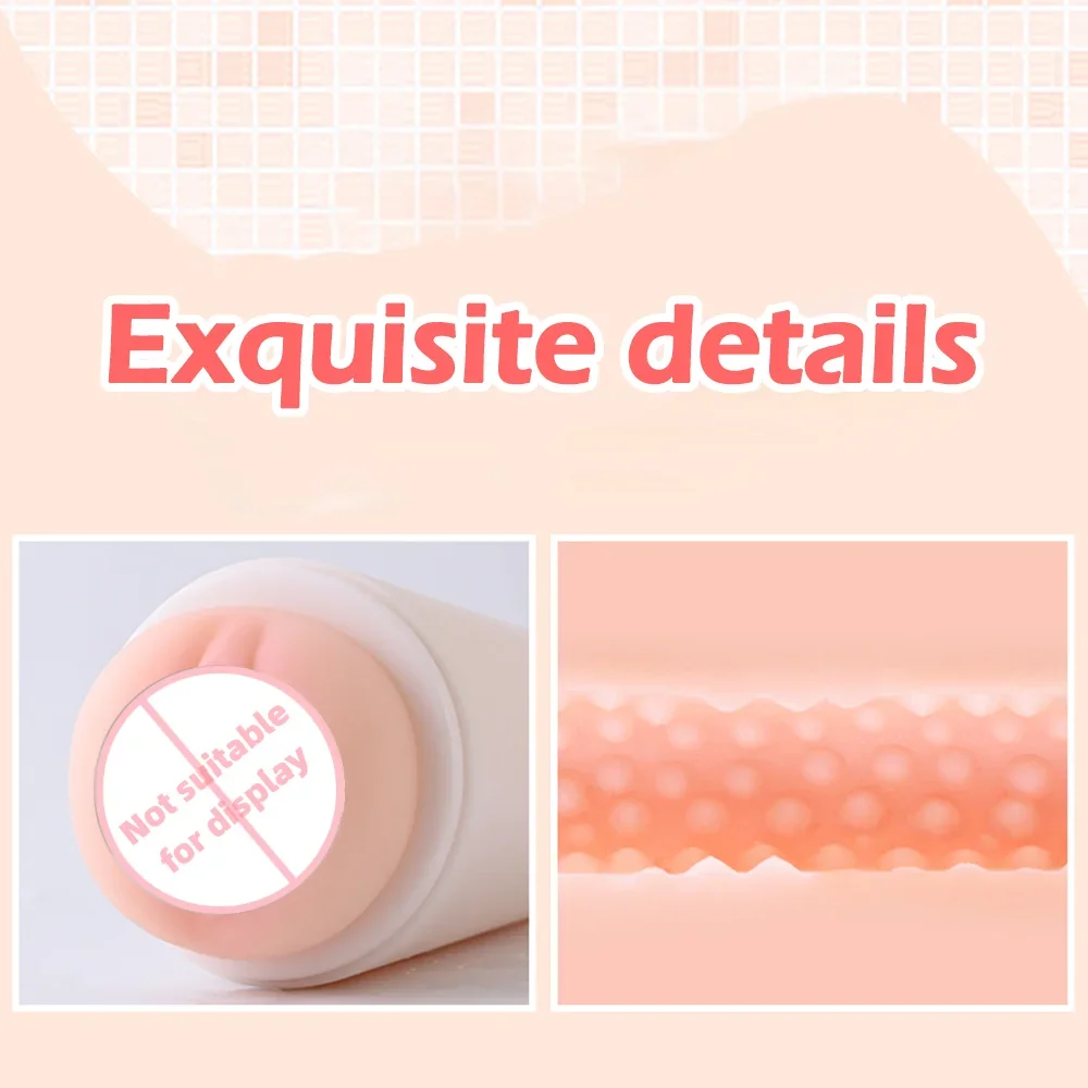 Realistic Vagina Sex Toys Scrotum Stimulator Safe Silicone Vaginal Male Masturbator Soft Pocket Pussy Male Sex Toy JoinJJtoy luvshop24