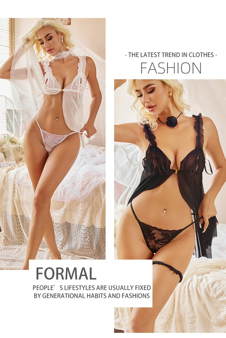 3Pcs Lace Thong For Women Low Rise Soft Intimates Lingerie Sexy Panties 6 Solid Color Ladies Comfortable Underpants Girls Panty luvshop24