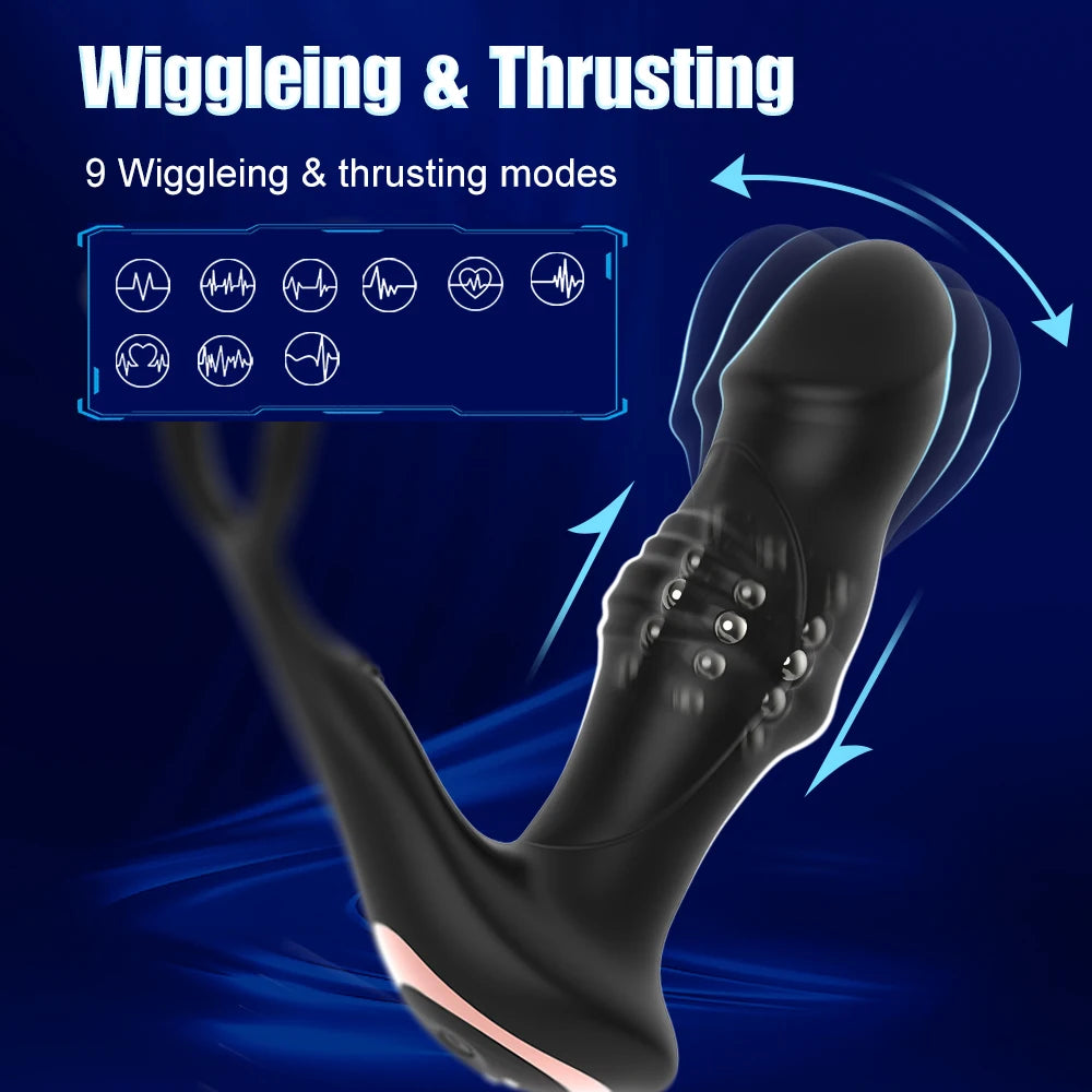 Male Masturbator Penisring Cockring Dick Sleeve Male Prostate Massage Vibrator Dildo Dick Vibrator Male Anal Vibrator luvshop24