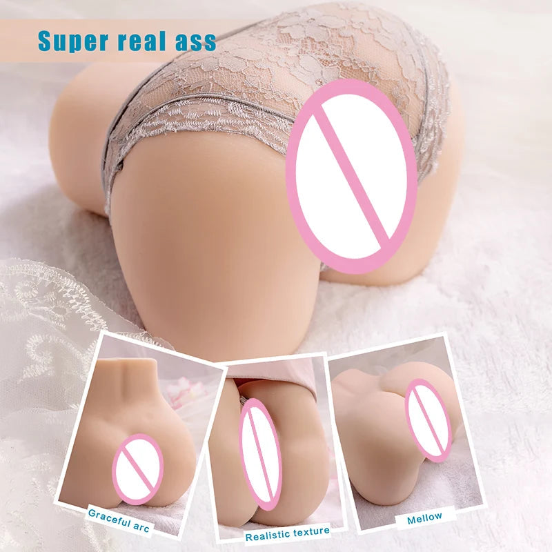 RENHEYUOU sex dolls Sexy Male Ass for Gay Anal Sex Realistic 3D Vagina Big Ass Adult Products Sex Toy Man's Masurbation Butt 18+ luvshop24