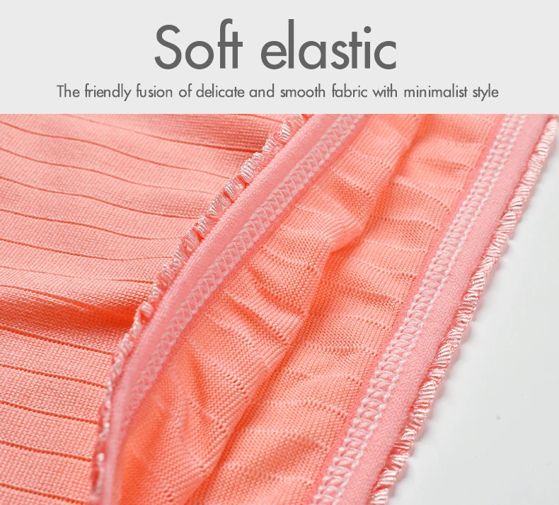 8pcs/lot Women Panties Milk Silk Girls Plus Size Underwear High Waist Briefs Breathable Solid Color Female Lingerie 38-100KG luvshop24