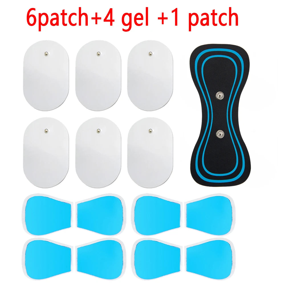 Neck Massager EMS Muscle Stimulator Electric Cervical Massage Patch Low Frequency Pulse Massage Pads Pain Relief Relaxation Tool luvshop24