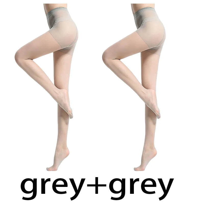 2pairs Women's Pineapple Stockings Tear-resistant Unbreakable Tights Sexy High Elasticity Nylon Sock Girls Ultra-thin Pantyhose luvshop24
