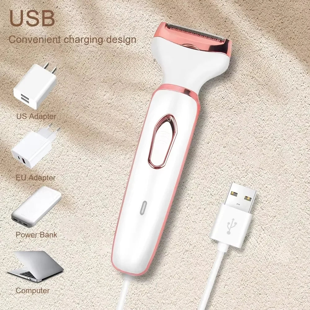 4 In 1 Portable Electric Haircut Trimmer epilator woman facial intimate area for body hair removal Gifts For Women luvshop24