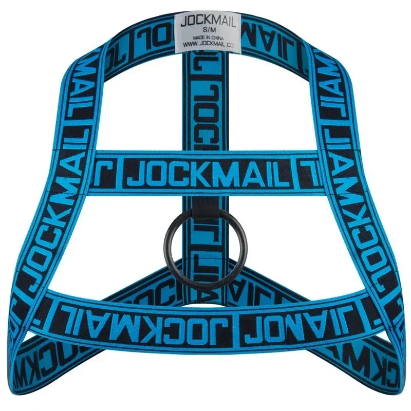 Jockmail Leather Sex Underwear Adults Erotic Lingerie Elastic Suit Sissy Bra Bondage Harness Tank Top Men for Sexy Gay Boys luvshop24