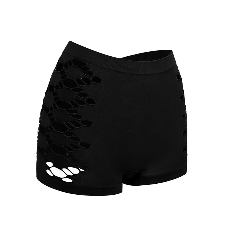 1pcs Hollow Out Sexy Women Popular Women's Boxer Underwear Lady Comfortable Safety Pants Sports Female Hipster Boyshort Panties luvshop24