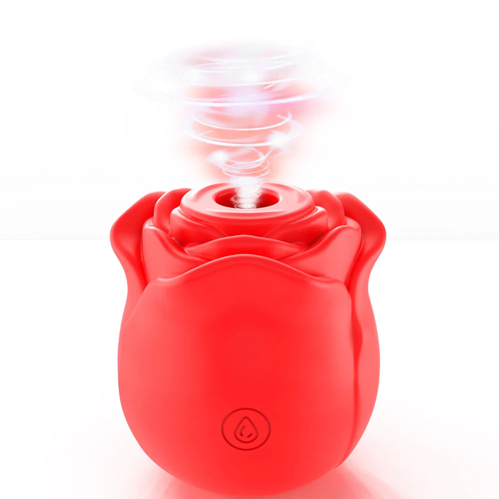 Rose Shape Vagina Sucking Vibrator Nipple Massager Clitoral Vacuum Stimulator Vibrating Female Masturbator Sex Toys for Adults luvshop24