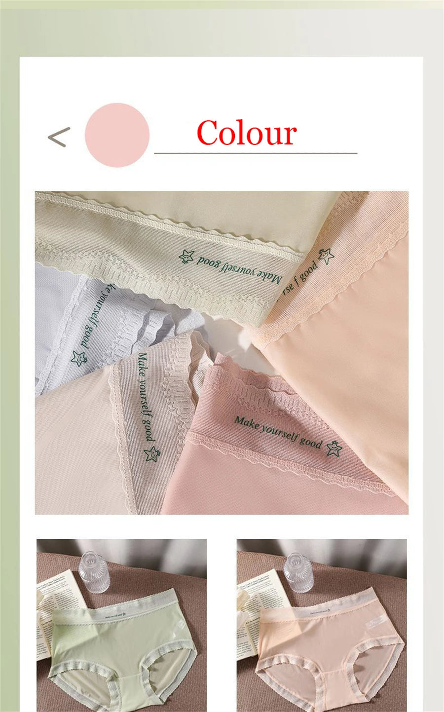New sexy lace Panties Women Briefs ice silk breathable seamless Underwear Women ultra-thin and comfortable Female Lingerie luvshop24
