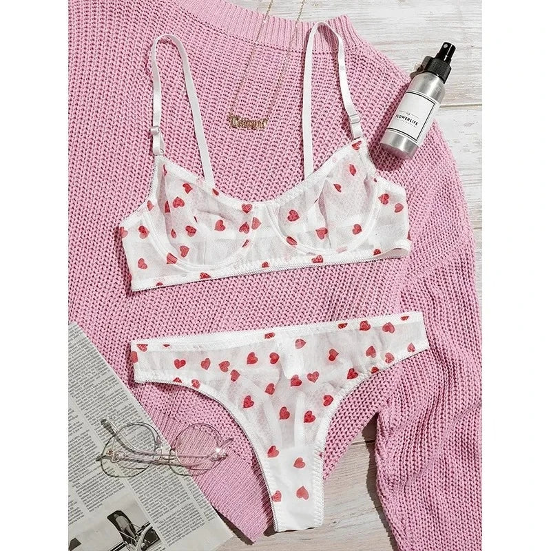 Female Lingerie Sexy Lingerie for Women Body Shorts Push-up Bra Fancy Woman Underwear Transparent Intimate Lingerie Set luvshop24