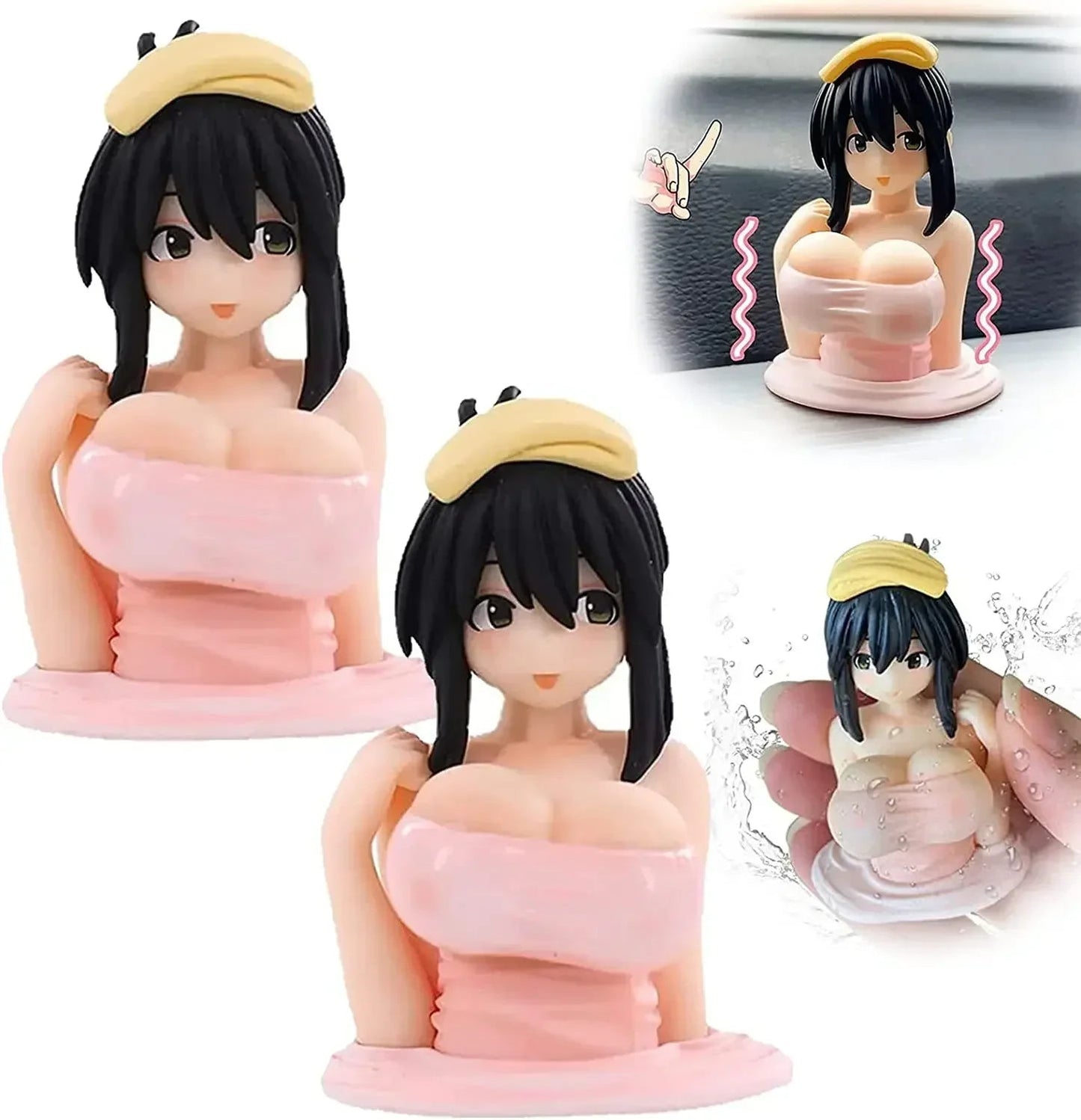 1pc Sexy Anime Shaking Boobs Console Dashboard Interior Accessory Girls Boys Adult Figure Collection Model Doll Toys luvshop24