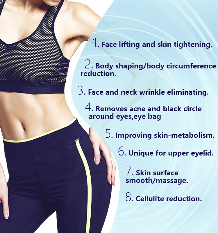 4 in 1 Vacuum Ultrasonic Cavitation 40HKZ Vela Body SHAPE Cellulite Reduction Infrared Light 940NM Face Body Slimming Machine luvshop24