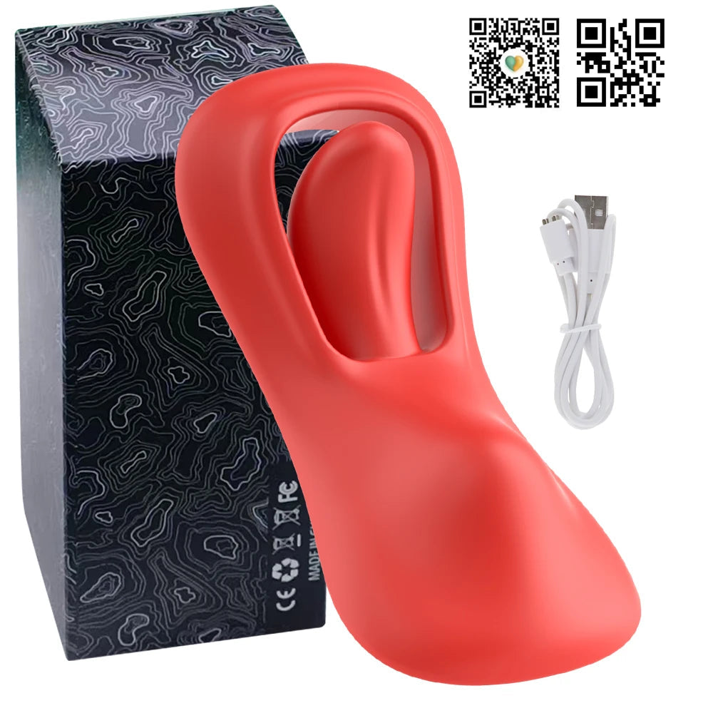 Wearable APP Controlling Tongue Vibrator 9 Vibration Panties Clitoral Double Stimulation Massager Penetration Female Adult Toys luvshop24
